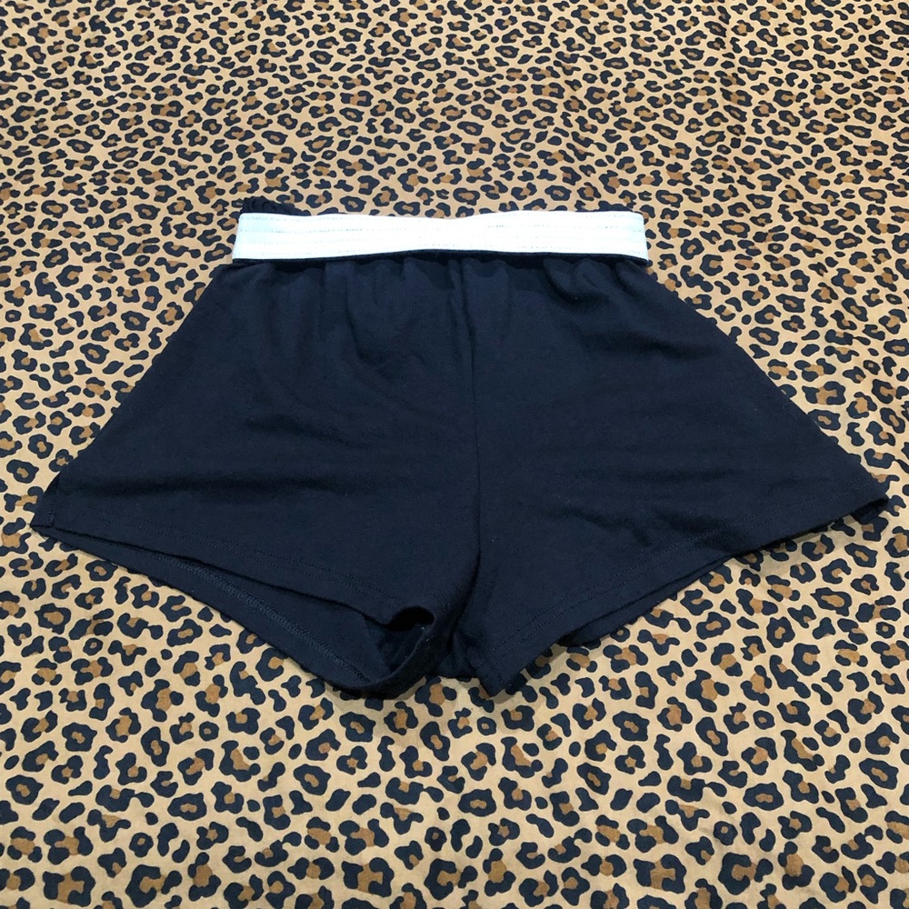 Black High Waisted Soffe Shorts Size L